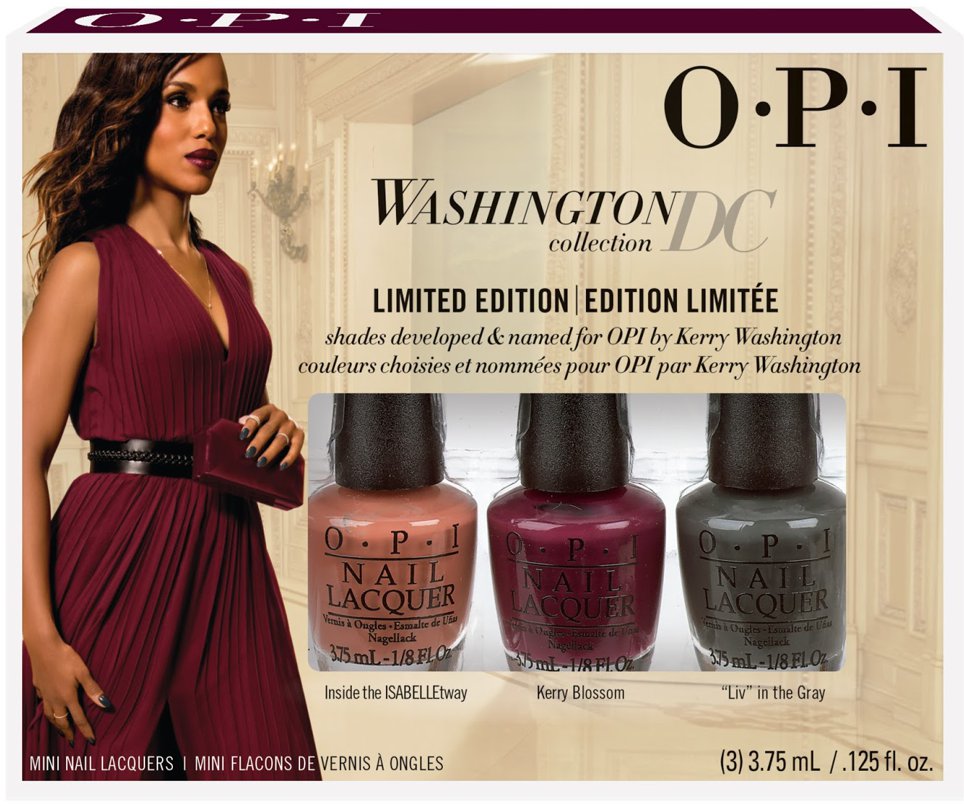 Kerry Washington égérie OPI Kerry Washington égérie OPI pour la collection Washington automne hiver 2016